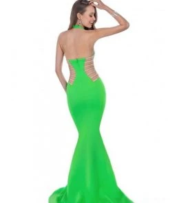 Terani Couture - 1611P0214A Cutout Detailed Mermaid Gown 8 Terani Couture - 1611P0214A Cutout Detailed Mermaid Gown