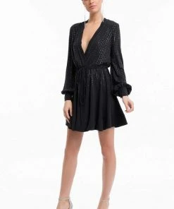 Terani Couture - 1822C7055 Crystal Accented Kimono Style Dress Cocktail Dresses 8 Terani Couture - 1822C7055 Crystal Accented Kimono Style Dress Cocktail Dresses