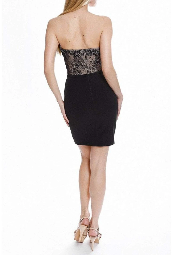 Terani Couture - 1822H7810 Strapless Lace Bodice Sheath Dress Cocktail Dresses 4 Terani Couture - 1822H7810 Strapless Lace Bodice Sheath Dress Cocktail Dresses