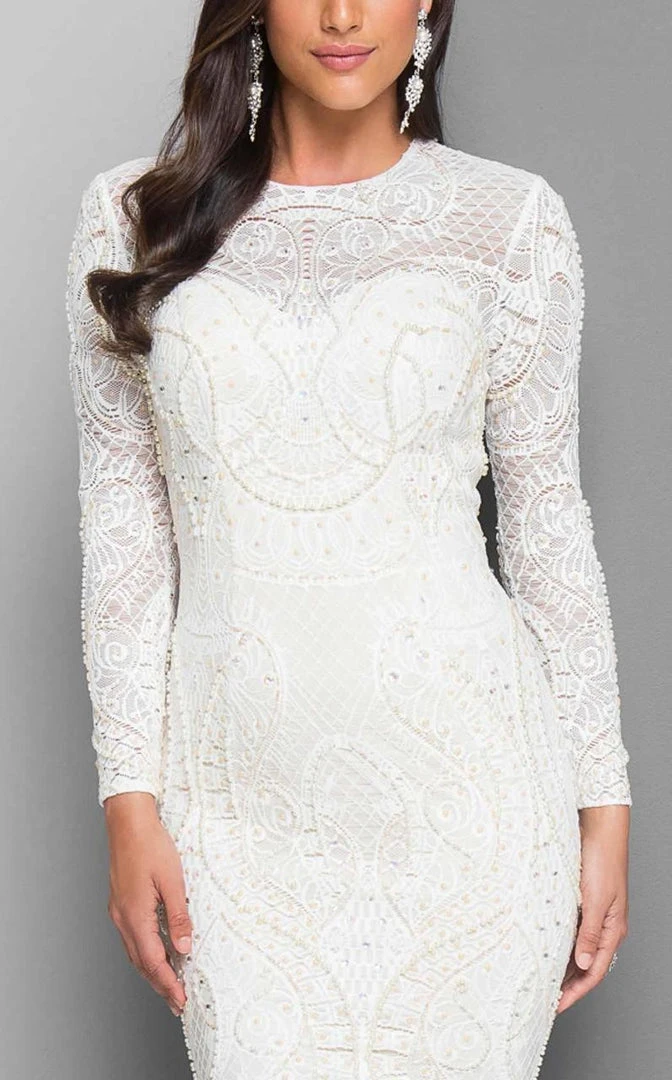 Formal Gowns Terani Couture - Beaded Mermaid Gown 1711GL3516 4 Formal Gowns Terani Couture - Beaded Mermaid Gown 1711GL3516