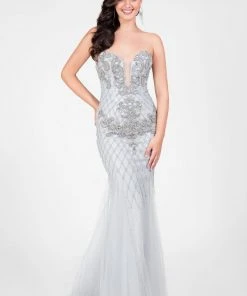 Formal Gowns Terani Couture - Captivating Beaded Sweetheart Mermaid Dress 1711P2590 11 Formal Gowns Terani Couture - Captivating Beaded Sweetheart Mermaid Dress 1711P2590