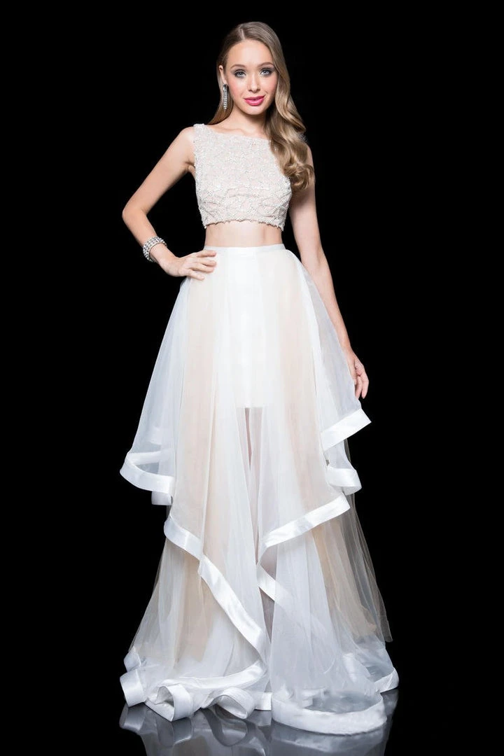 Formal Gowns Terani Couture - Dashing Crystal Accented Bateau Neck A-line Gown 1611P1369A 5 Formal Gowns Terani Couture - Dashing Crystal Accented Bateau Neck A-line Gown 1611P1369A