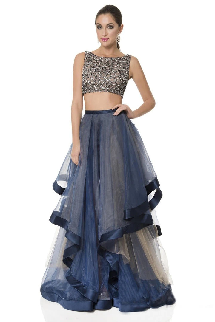 Formal Gowns Terani Couture - Dashing Crystal Accented Bateau Neck A-line Gown 1611P1369A 6 Formal Gowns Terani Couture - Dashing Crystal Accented Bateau Neck A-line Gown 1611P1369A