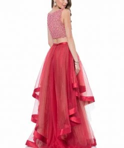 Formal Gowns Terani Couture - Dashing Crystal Accented Bateau Neck A-line Gown 1611P1369A 7 Formal Gowns Terani Couture - Dashing Crystal Accented Bateau Neck A-line Gown 1611P1369A