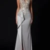 Terani Couture - Deep V-Neck Mermaid Prom Gown 2111E4751 - 1 Pc Taupe In Size 18 Available Formal Gowns 1 Terani Couture - Deep V-Neck Mermaid Prom Gown 2111E4751 - 1 Pc Taupe In Size 18 Available Formal Gowns