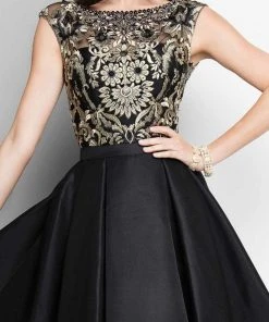 Formal Gowns Terani Couture - Dimensional Hi-low Gown With Train 1712P2538 7 Formal Gowns Terani Couture - Dimensional Hi-low Gown With Train 1712P2538