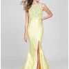 Terani Couture - Elegant Sleeveless Mermaid Dress With Layered Ruffle Train 1713P2556