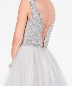 Formal Gowns Terani Couture - Embelished Sleeveless With Back Corset Prom Gown 1711P2832 9 Formal Gowns Terani Couture - Embelished Sleeveless With Back Corset Prom Gown 1711P2832