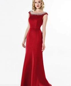 Terani Couture - Embellished Bateau Neck Gown 1522E0528B Formal Gowns 8 Terani Couture - Embellished Bateau Neck Gown 1522E0528B Formal Gowns