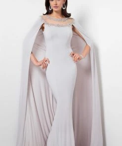Formal Gowns Terani Couture - Embellished Jersey Mermaid Gown 1713M3488 11 Formal Gowns Terani Couture - Embellished Jersey Mermaid Gown 1713M3488