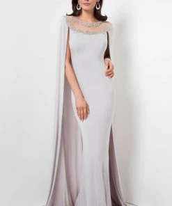 Formal Gowns Terani Couture - Embellished Jersey Mermaid Gown 1713M3488 12 Formal Gowns Terani Couture - Embellished Jersey Mermaid Gown 1713M3488