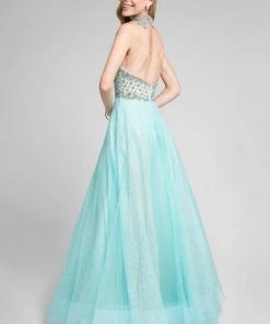 Terani Couture - Intricately Beaded Sweetheart Illusion Gown 1711P283