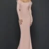 Terani Couture - Off Shoulder Formal Gown 1921E0117 - 1 Pc Blush In Size 10 Available Formal Gowns 1 Terani Couture - Off Shoulder Formal Gown 1921E0117 - 1 Pc Blush In Size 10 Available Formal Gowns