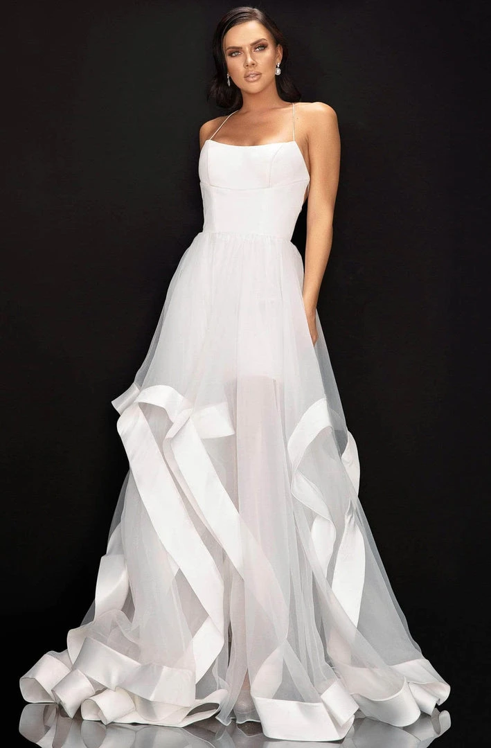 Terani Couture - Scoop A-Line Prom Gown 2011P1201 - 1 Pc Canary Yellow In Size 6 Available 3 Terani Couture - Scoop A-Line Prom Gown 2011P1201 - 1 Pc Canary Yellow In Size 6 Available