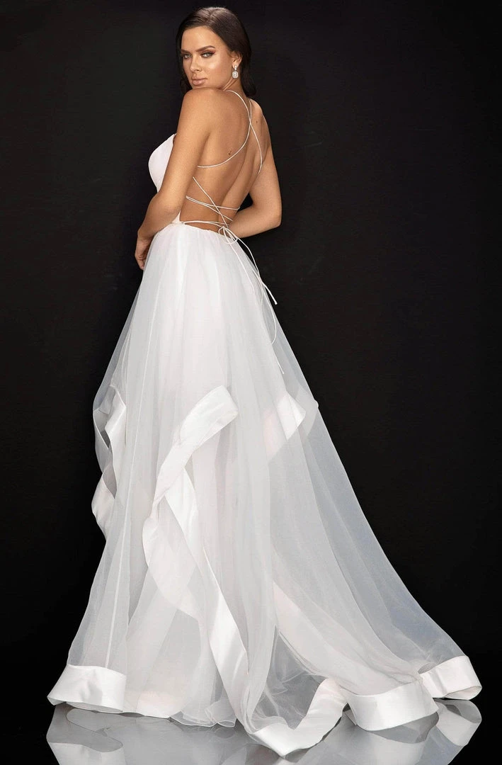 Terani Couture - Scoop A-Line Prom Gown 2011P1201 - 1 Pc Canary Yellow In Size 6 Available 4 Terani Couture - Scoop A-Line Prom Gown 2011P1201 - 1 Pc Canary Yellow In Size 6 Available