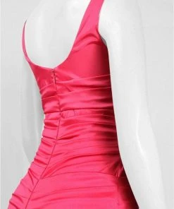 Theia - 881195 Asymmetric Cowl Neck Mermaid Taffeta Gown 7 Theia - 881195 Asymmetric Cowl Neck Mermaid Taffeta Gown