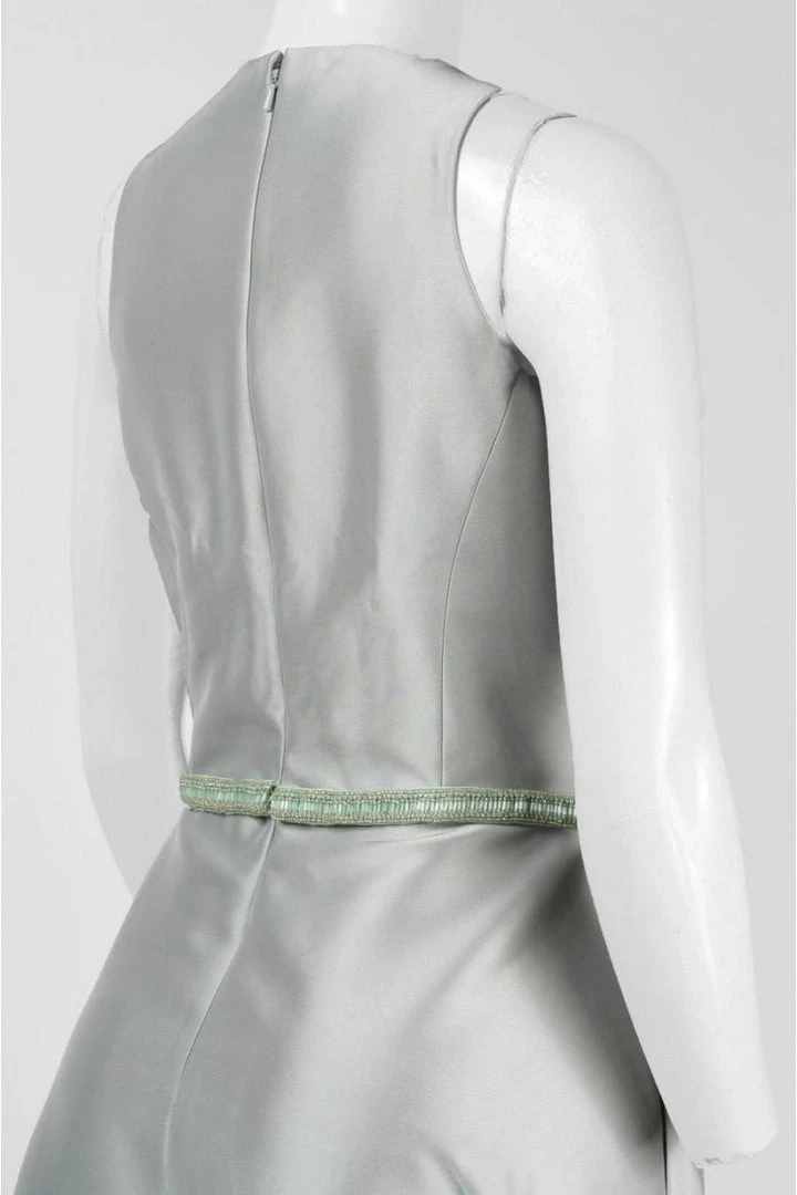 Theia - 882822 Sleeveless V Neck A-Line Gown With Embellished Belt 4 Theia - 882822 Sleeveless V Neck A-Line Gown With Embellished Belt