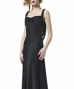 Theia - 882855 Square Neck Sleeveless Cowl Back Gown 7 Theia - 882855 Square Neck Sleeveless Cowl Back Gown