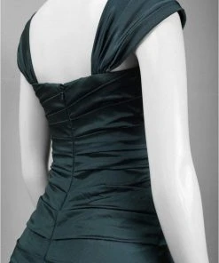 Formal Gowns Theia - Ruched Mermaid Gown 881422 5 Formal Gowns Theia - Ruched Mermaid Gown 881422