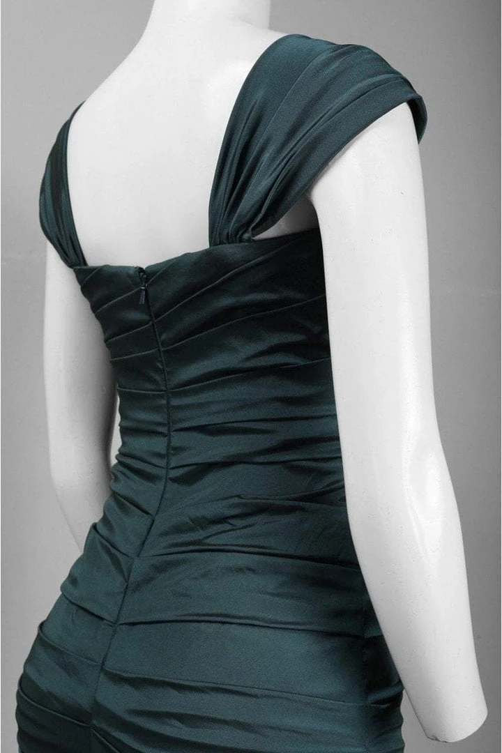 Formal Gowns Theia - Ruched Mermaid Gown 881422 4 Formal Gowns Theia - Ruched Mermaid Gown 881422