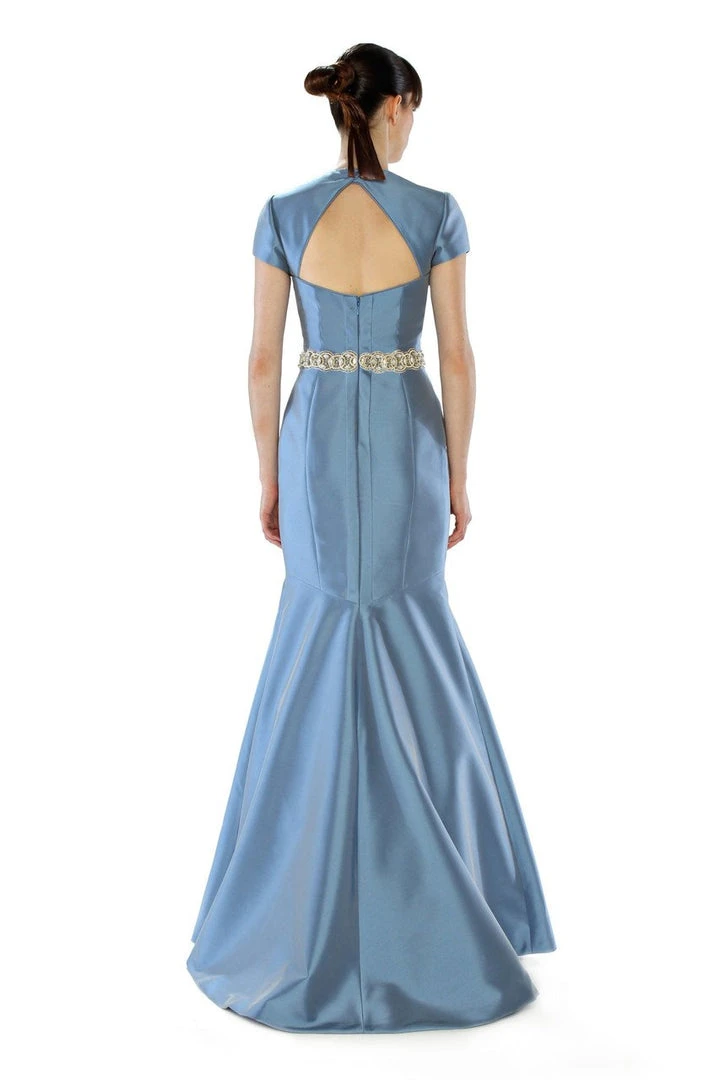 Theia - Satin Mermaid Gown 882358 Formal Gowns 4 Theia - Satin Mermaid Gown 882358 Formal Gowns