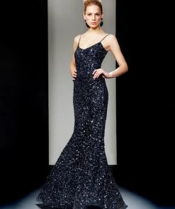 Theia - Sequined Long Gown 880576