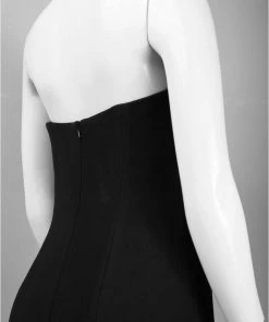 Theia - Strapless Straight Across Neck Dress 880918 Formal Gowns