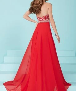 Tiffany Designs - 16221 Delicately Embellished Sweetheart A-Line Evening Gown