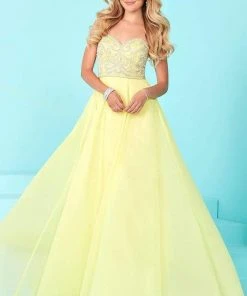 Formal Gowns Tiffany Designs - 16231 Scintillating Beaded Sweetheart Chiffon A-line Skirt