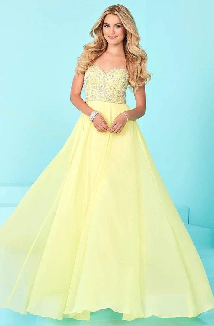 Formal Gowns Tiffany Designs - 16231 Scintillating Beaded Sweetheart Chiffon A-line Skirt 3 Formal Gowns Tiffany Designs - 16231 Scintillating Beaded Sweetheart Chiffon A-line Skirt