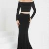 Formal Gowns Tiffany Designs - 16311 Two Piece Long Sleeve Jersey Dress 1 Formal Gowns Tiffany Designs - 16311 Two Piece Long Sleeve Jersey Dress