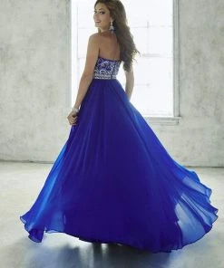 Tiffany Designs - 46050 Shimmering Sweetheart A-Line Chiffon Evening Gown Formal Gowns 7 Tiffany Designs - 46050 Shimmering Sweetheart A-Line Chiffon Evening Gown Formal Gowns