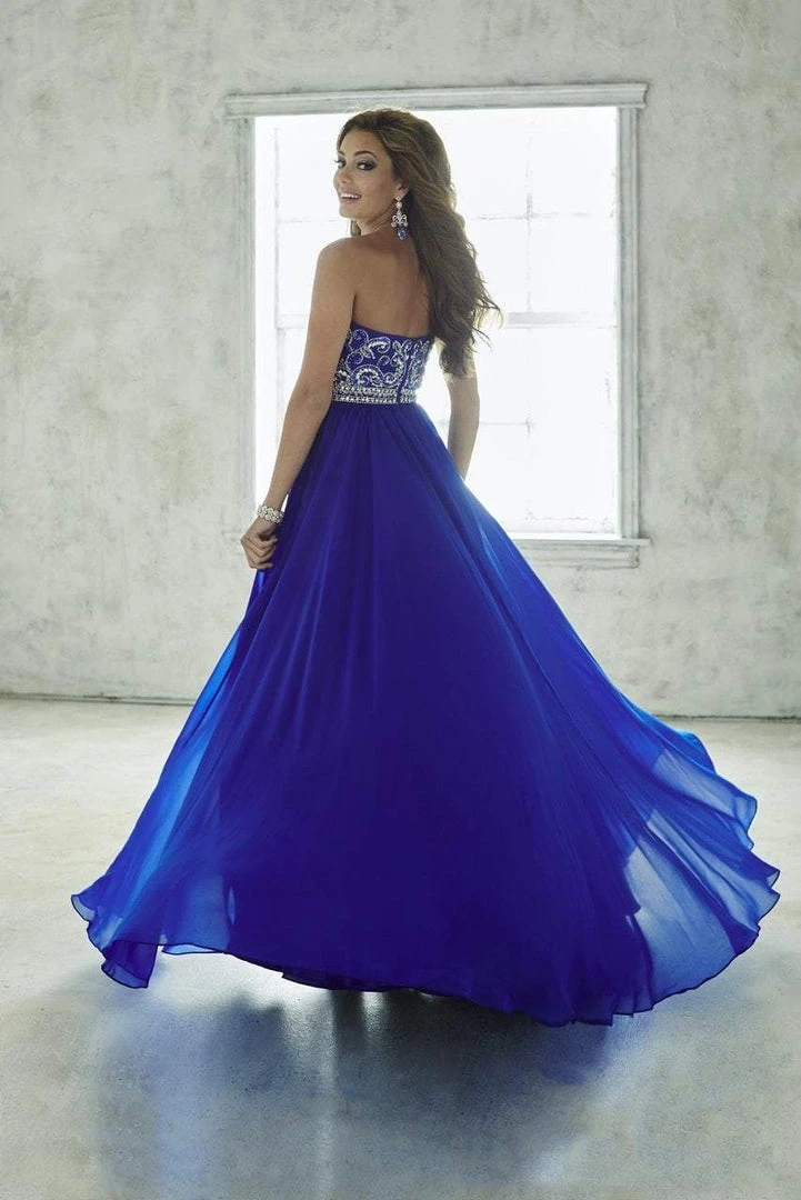 Tiffany Designs - 46050 Shimmering Sweetheart A-Line Chiffon Evening Gown Formal Gowns 5 Tiffany Designs - 46050 Shimmering Sweetheart A-Line Chiffon Evening Gown Formal Gowns