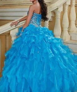 Tiffany Designs - 56246 Strapless Bejeweled Corset Ballgown 6 Tiffany Designs - 56246 Strapless Bejeweled Corset Ballgown