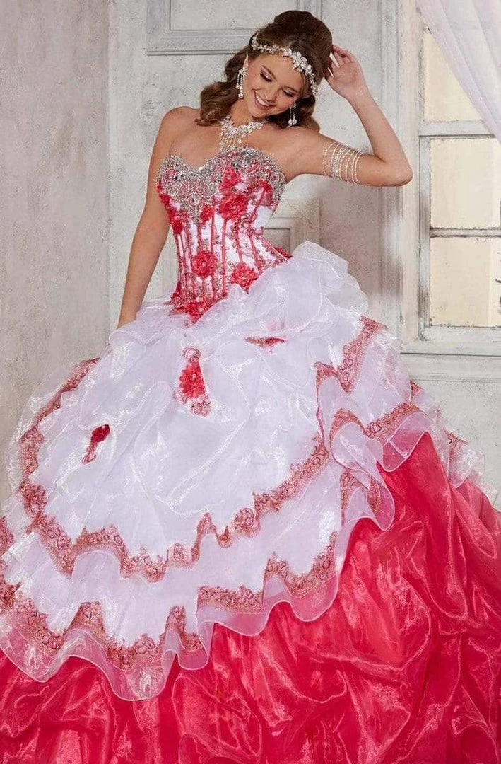 Formal Gowns Tiffany Designs - 56255 Embellished Sweetheart Ruffled Ballgown 3 Formal Gowns Tiffany Designs - 56255 Embellished Sweetheart Ruffled Ballgown