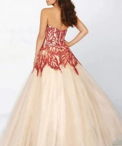 Formal Gowns Tiffany Designs - 61113 Strapless Embellished Ballgown 5 Formal Gowns Tiffany Designs - 61113 Strapless Embellished Ballgown