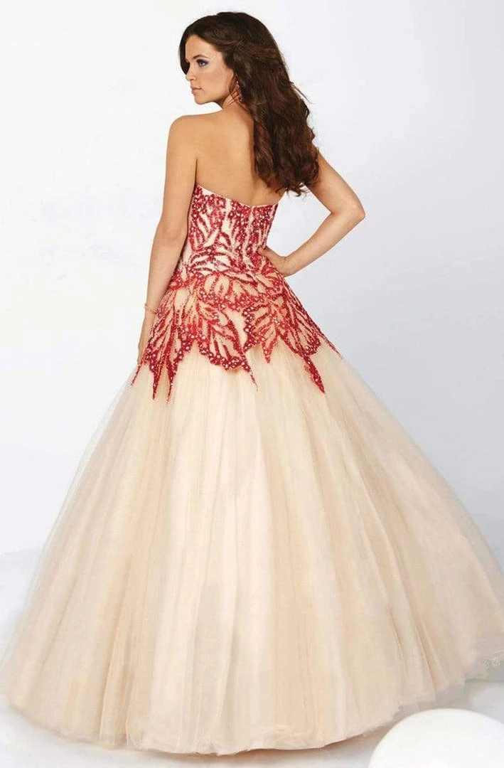 Formal Gowns Tiffany Designs - 61113 Strapless Embellished Ballgown 4 Formal Gowns Tiffany Designs - 61113 Strapless Embellished Ballgown