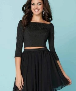 Cocktail Dresses Tiffany Homecoming - 27163 Two Piece Beaded Jersey Chiffon A-line Dress 7 Cocktail Dresses Tiffany Homecoming - 27163 Two Piece Beaded Jersey Chiffon A-line Dress