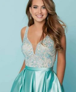 Cocktail Dresses Tiffany Homecoming - 27169 Bead Embellished Pleated Cocktail Dress 11 Cocktail Dresses Tiffany Homecoming - 27169 Bead Embellished Pleated Cocktail Dress