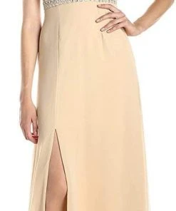 Adrianna Papell - 191910700 Ornate Cap Sleeve Cutout Dress