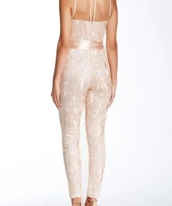Adrianna Papell - 231M70480 Lace Overlay Jumpsuit Formal