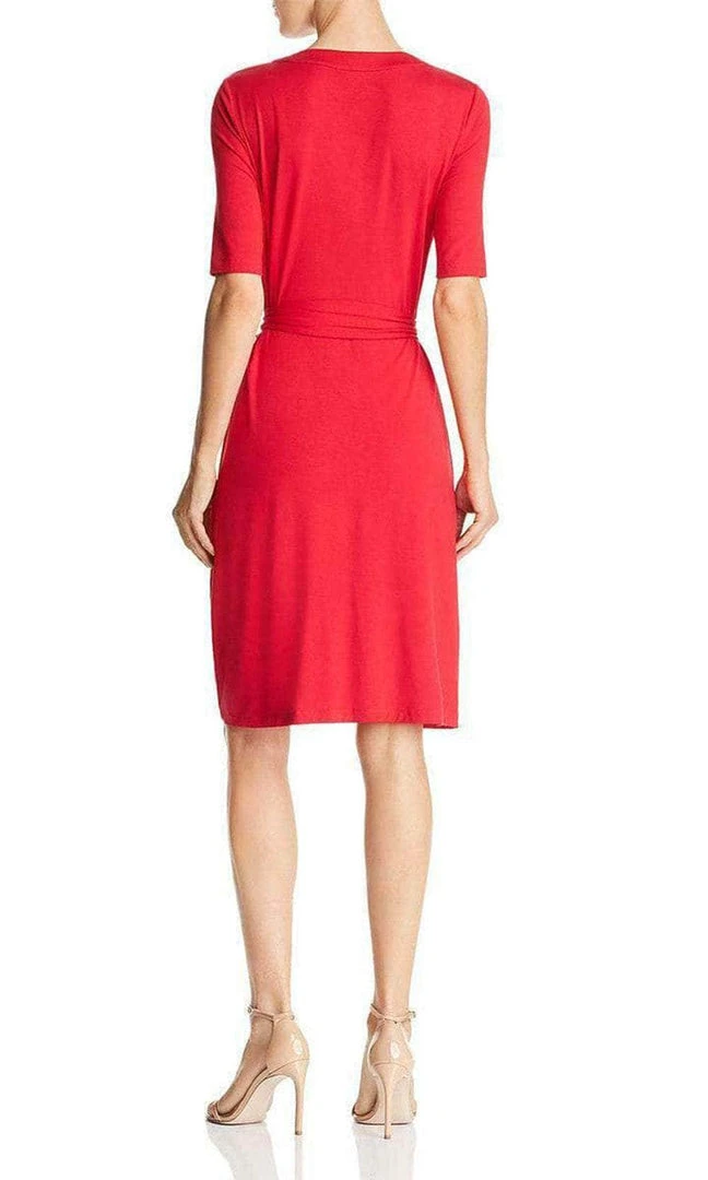 Adrianna Papell AP1D103465 - Short Sleeve V-Neck Short Dress 4 Adrianna Papell AP1D103465 - Short Sleeve V-Neck Short Dress