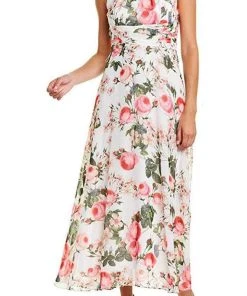 Adrianna Papell AP1D103963 - Sleeveless Halter Neck Long Dress