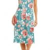 Adrianna Papell AP1D104148 - Floral Cap Sleeved Midi Dress