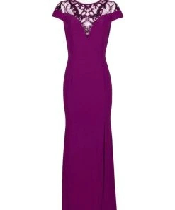 Adrianna Papell - AP1E202740 Sequined Jewel Neck Sheath Dress 11 Adrianna Papell - AP1E202740 Sequined Jewel Neck Sheath Dress