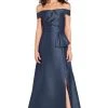 Adrianna Papell - AP1E205108 Off-Shoulder Pleated Mikado A-line Dress 2 Adrianna Papell - AP1E205108 Off-Shoulder Pleated Mikado A-line Dress