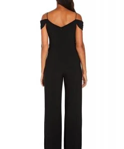 Adrianna Papell - AP1E206048 Gathered V-neck Jumpsuit