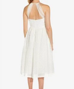 Adrianna Papell AP1E207841 - Halter Shirred Formal Dress 10 Adrianna Papell AP1E207841 - Halter Shirred Formal Dress