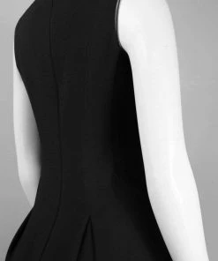 Adrianna Papell Daytime - 16PD78240 Sleeveless Crepe A-line Dress