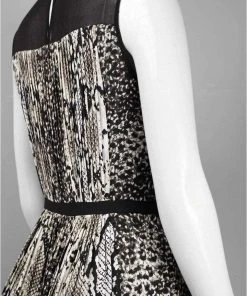 Adrianna Papell - Print Jewel Neck Dress 16PD78030